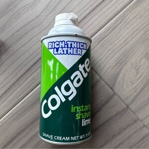 Vintage Colgate Instant Shave Lime